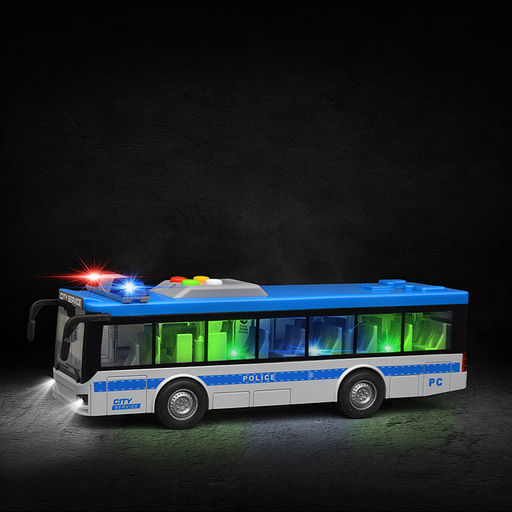 Автобус "Полицейский" (свет, звук) в коробке