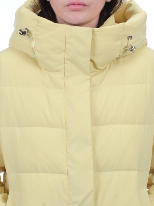 56181 YELLOW Пальто зимнее женское (холлофайбер 150 гр.)