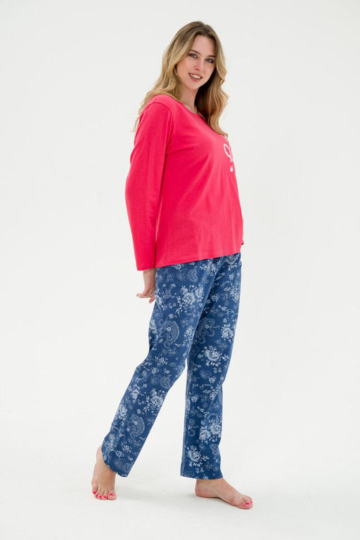 Пижама женская Today розы на синем - Амадэль фото 9