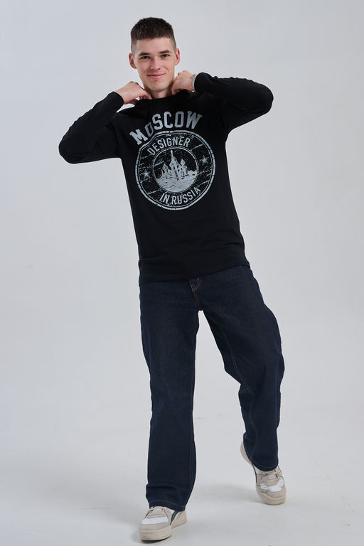 8573 футболка с дл.рукавом унисекс