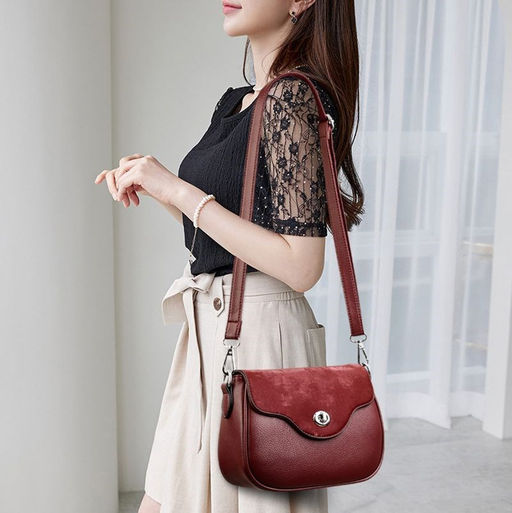 KAIDIFEINIROO Сумка женская с двумя ремнями 8230 фото 2