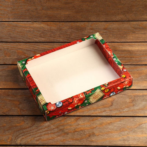 Цена за 5 шт. Коробка сборная крышка-дно с окном, Исполнения желаний 2, 26 х 21 х 4 см - Simaland фото 5