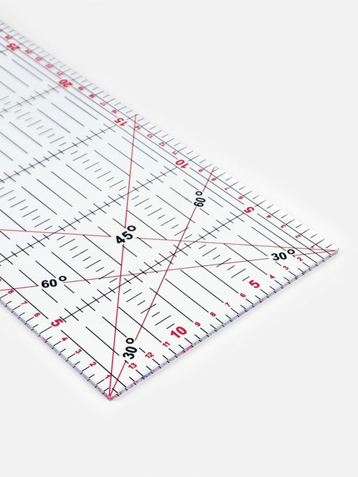 Линейка для квилтинга и пэчворка, 30×15 см, s=3 мм, МИКС