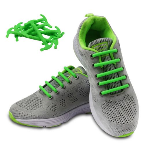 Силиконовые ШНУРКИ круглые салатовые 16 шт.(2341) - Мой органайзер фото 3