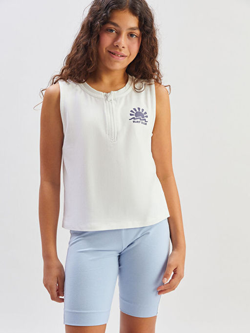 Bisiklet Yaka K?z ?ocuk Atlet