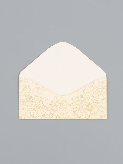 Цена за 10 шт. Конверт для денег «С днём рождения», цветы на жёлтом, 16,5 х 8 см