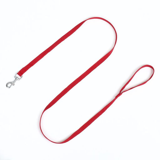 Комплект Sport+, М, поводок 120 x 1,5 см, ОШ 44-48 см, ОГ 51-60 см, вес животного 14-20 кг, красный - Пижон фото 9