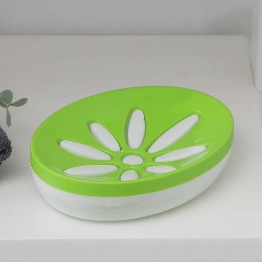 Мыльница пластиковая «Восход», 13×10×3 см, МИКС