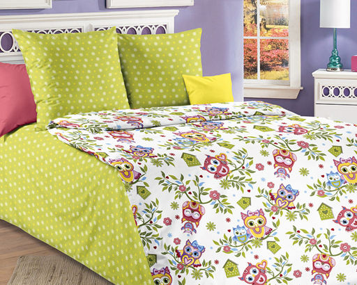 Постельное белье Совята 1 Перкаль