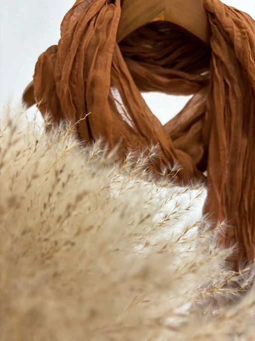 Палантин 180*85см однотонный 33-0001 ириска