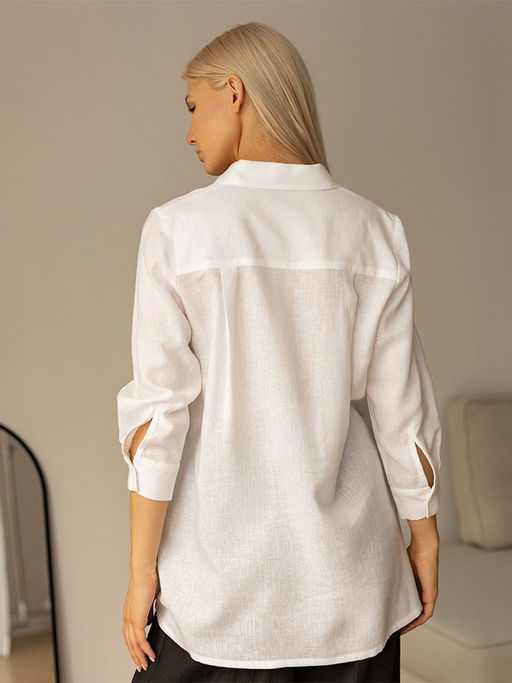 Рубашка лен 60%, вискоза 40% - Волтри фото 7