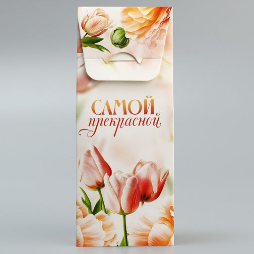Цена за 5 шт. Коробка складная «Тюльпаны», 5.7×14.5×3.5 см