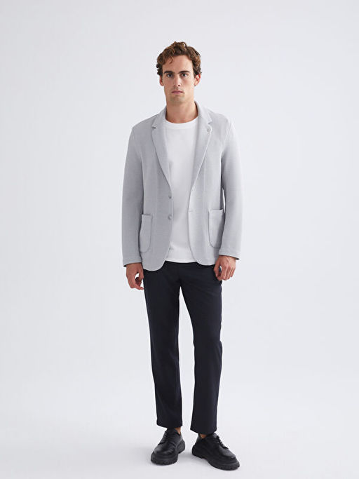 Dar Kal?p Erkek Blazer Ceket