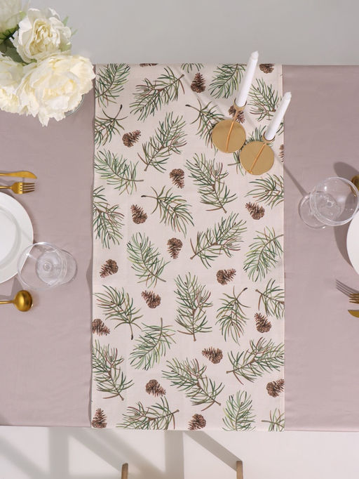 Дорожка новогодняя на стол «Этель» Christmas tree, 40×147 см, 100% хлопок, саржа 190 г/м²
