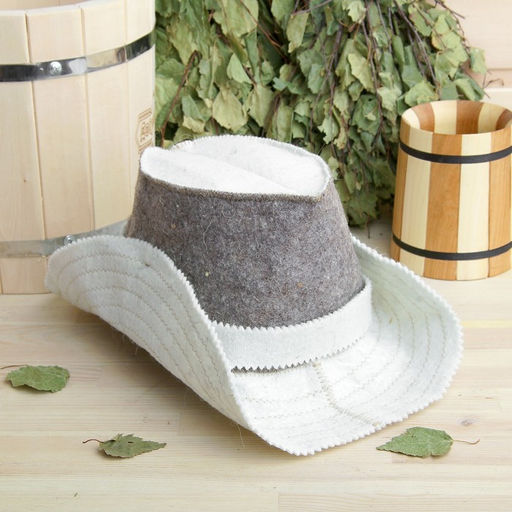 Шапка для бани Ковбой - Добропаровъ фото 6