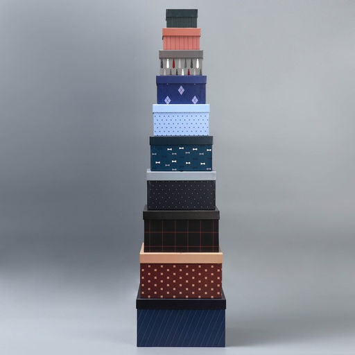 Набор коробок 10 в 1, упаковка подарочная, «Костюмы», 10 х 10 х 6‒28 х 28 х 15 см