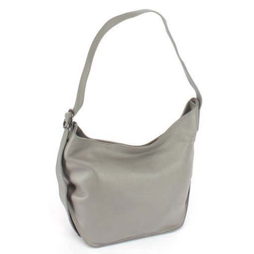 Сумка женская натуральная кожа GU 1002-8320, 1отд+еврокарм, плечевой ремень, серый SALE 251645 - Adelia фото 6