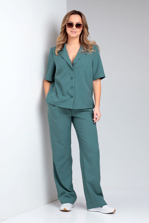 Костюм Liona Style 857 изумруд  фото 3