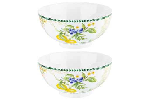 Набор 2 салатников 15*15*7 см 700 мл Лимоны NEW BONE CHINA - Elan gallery фото 4