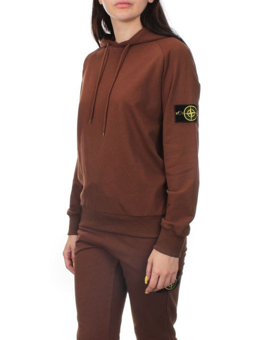 E102 BROWN Костюм спортивный женский (хлопок 90%, полиэстер 10%)