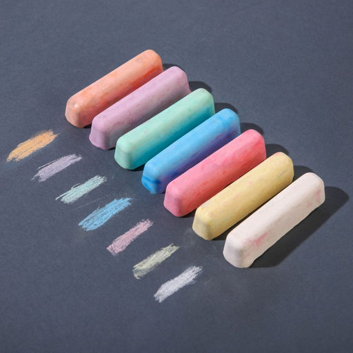 Набор цветных мелков Смешарики , 7 цветов  фото 2