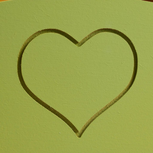 Кашпо деревянное Symmetric Heart, сердце, с ручкой, 2512,510(28) см Фисташковый - Дарим Красиво фото 5