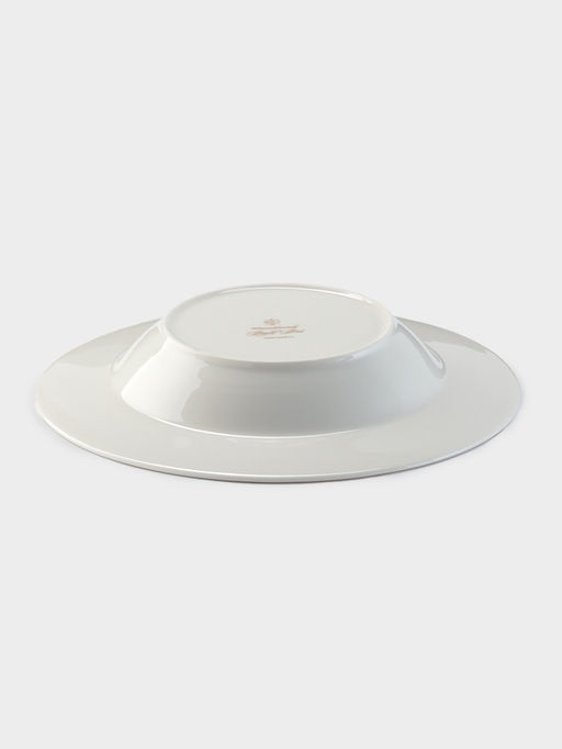 Тарелка глубокая WY Royal bird, 290 мл, d=21.5 см, фарфор, белая
