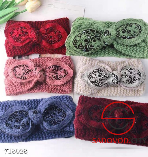 Тёплая повязка для волос женская - Bruno фото 9