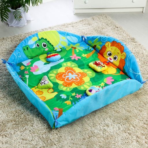 Игровой коврик для детей Манеж, диаметр 85 см, виды МИКС, Крошка Я  фото 5