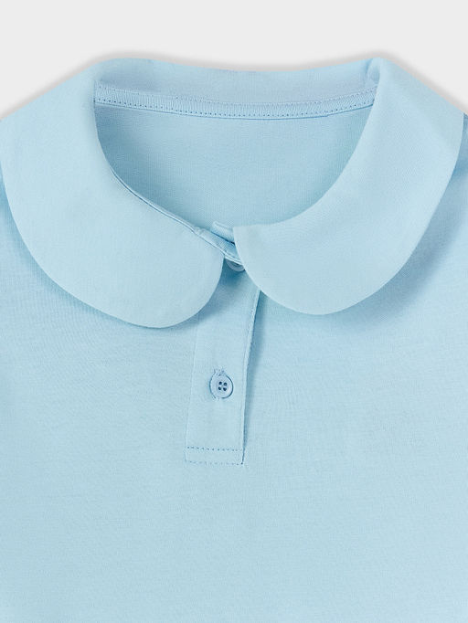 Поло для девочек голубое - Mark formelle фото 10
