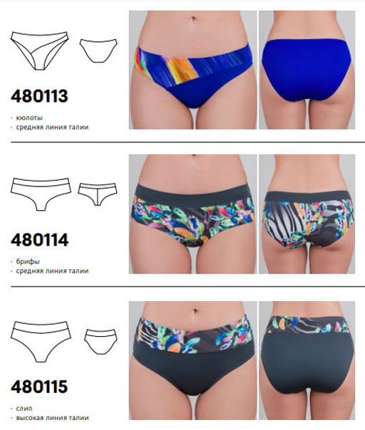 -45% ТРУСЫ КУПАЛЬНЫЕ ЖЕН. Milavitsa 480113/D47 кассиопея  фото 5