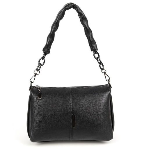 Женская сумка через плечо с пятью отделениями из эко кожи 8824 Блек - Cidirro фото 3