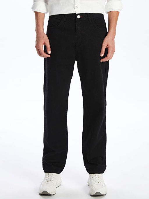 Baggy Fit Erkek Jean Pantolon