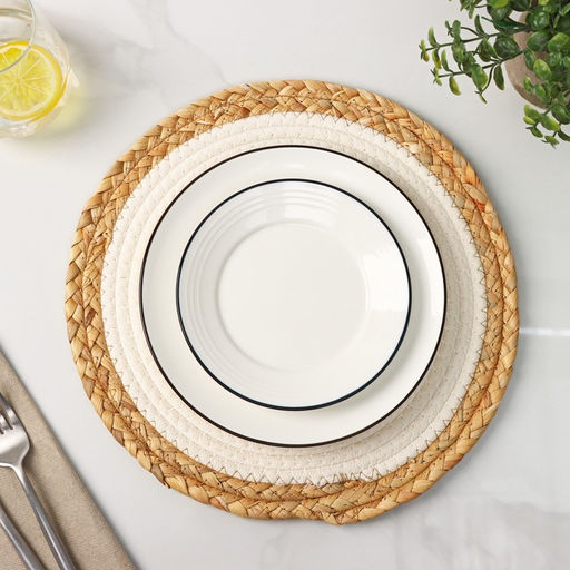 Салфетка сервировочная на стол Доляна Мэг, 3030 см, цвет белый фото 8