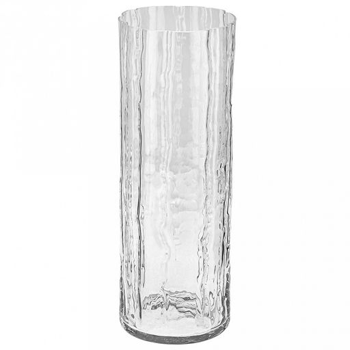 Ваза для цветов стеклянная "Гамильтон" 3,25л, д12см, h35см, текстурная (Россия)