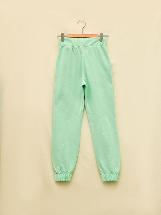 Beli Lastikli Bask?l? K?z ?ocuk Jogger E?ofman Alt? - Waikiki фото 2