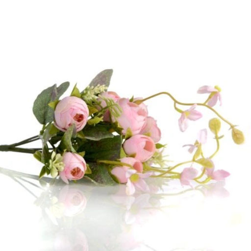 Цветок искусственный 34 см 5 бутонов Камелия / NT44-3 /уп 2/200/1200/ - Галеонтрейд фото 6