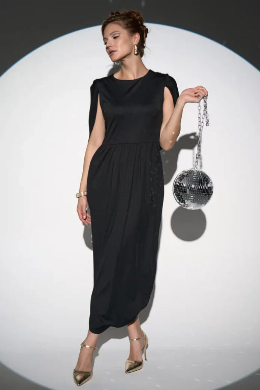 Платье Грация (черный) - Эльза фото 4