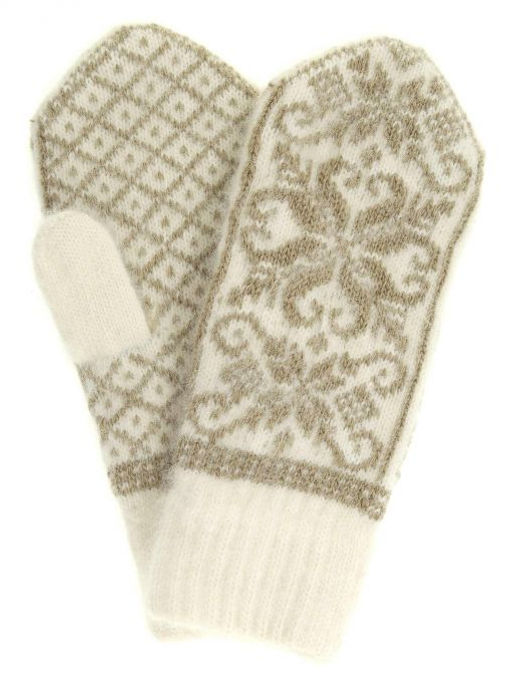 Варежки женские "Паук и снежинки" ПП 3237-11