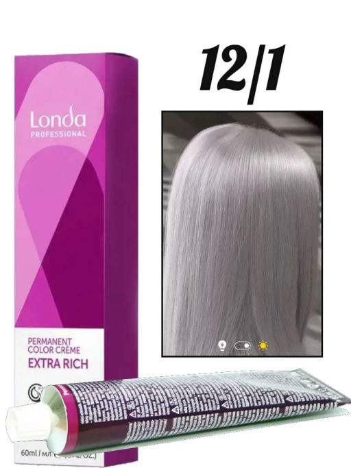 Стойкая краска 12/1 специальный блонд пепельный Special Blonds LondaColor