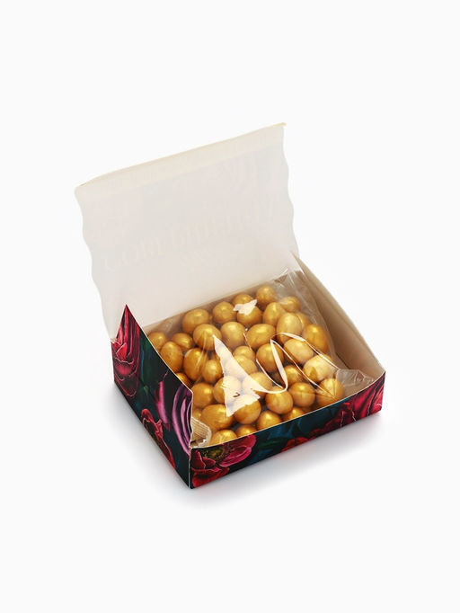 Подарочный набор Ты совершенна: крем-мёд с клубникой и хлопком 30 г ? 2 шт., арахис в шоколадной глазури 70 г, чай чёрный с тропическими фруктами 50 г, ложка - Фабрика счастья фото 15