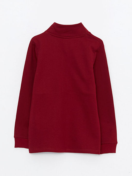 Dik Yaka Basic Uzun Kollu Erkek ?ocuk Sweatshirt - Waikiki фото 2