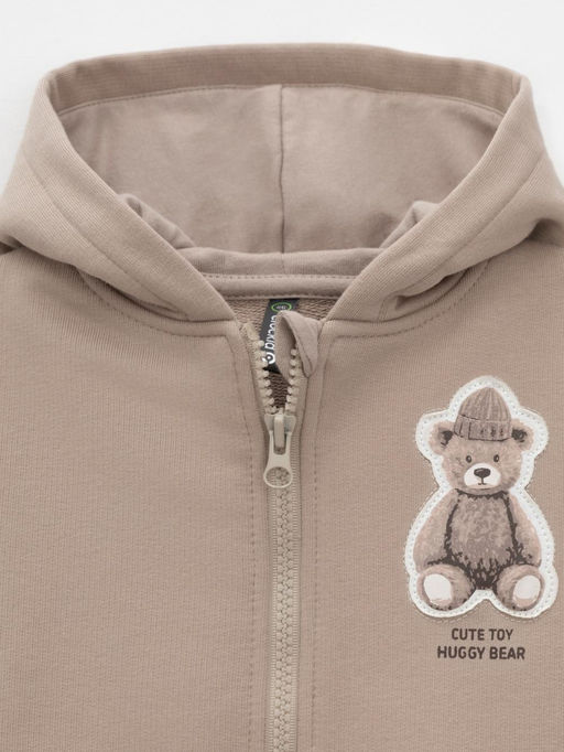 КР 302910/темно-бежевый 1104 к636 джемпер (толстовка) д/мал яс