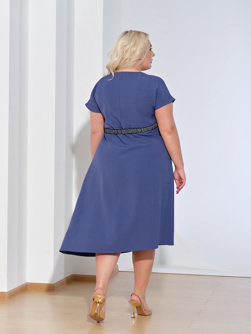 Платье 0083-3 индиго