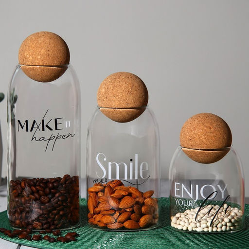 Банка для хранения сыпучих продуктов и круп Smile, 700 мл - Дорого внимание фото 6