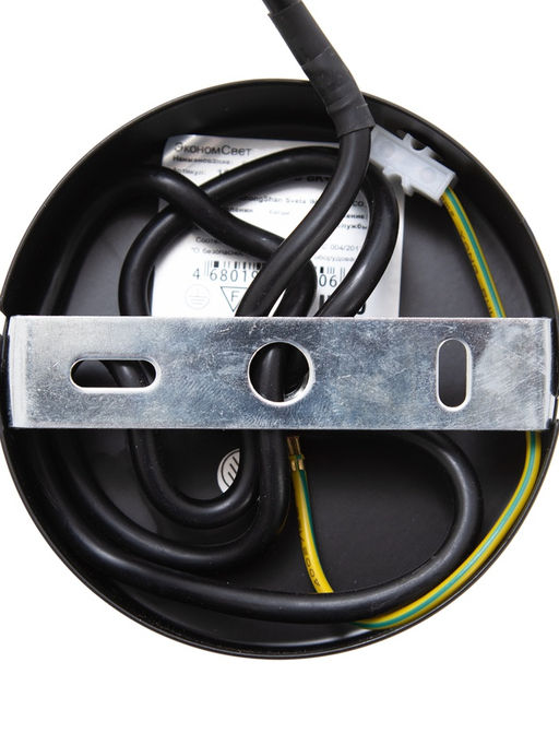 Светильник подвесной 10282/1, 1хE27, 60 Вт, чёрный