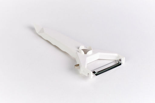 Овощечистка рогатка плав.лезвие белая экономка (Кисловодск) арт. УТ000000576 ЛБ159