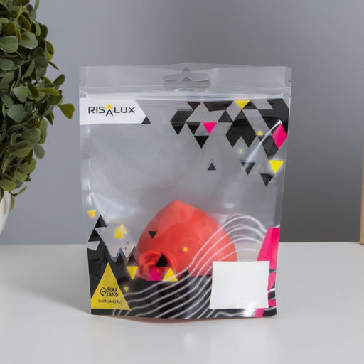 Цена за 2 шт. Фигурка светящаяся RISALUX «Сердце с цветочком», LED-ночник, красный, 3.2×6×6.5 см