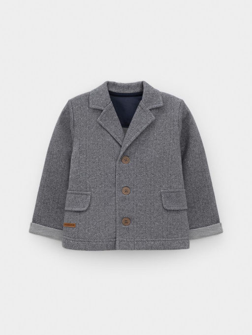 КР 302610/серый меланж 1013 Н075 к570 жакет д/мал яс