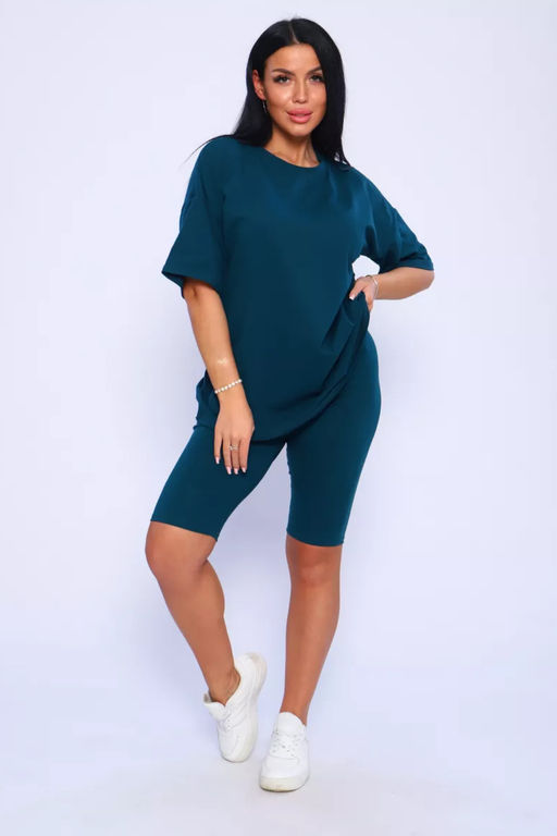 Костюм спортивный футболка и велосипедки КЖ-002